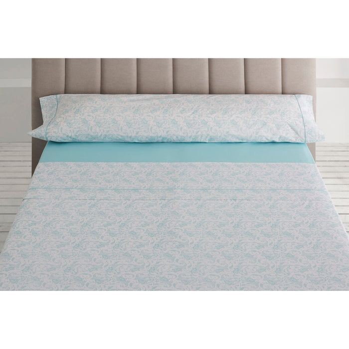 Set de foi Alexandra House Living Lara Verde soft Pat 160 4 Piese