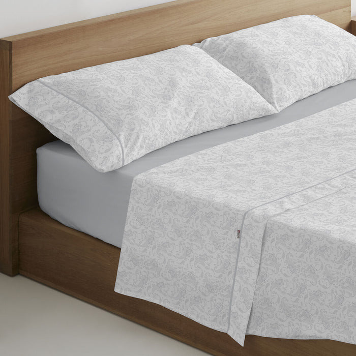 Set de foi Alexandra House Living Lara Gri Perlat Pat 90 3 Piese