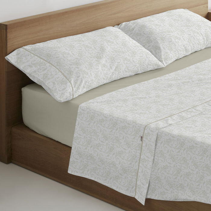 Set de foi Alexandra House Living Lara Bej Pat 150 3 Piese