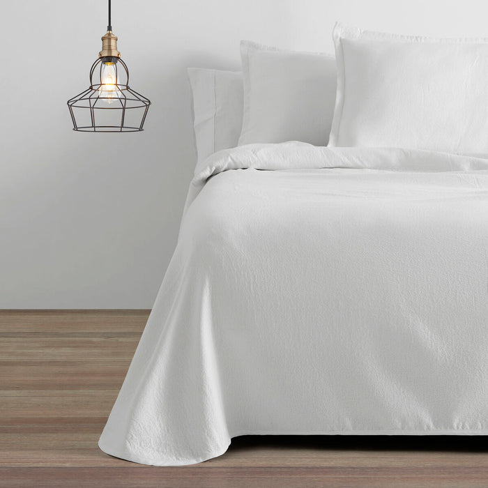 Cuvertură (de pat) Alexandra House Living Rice Alb 205 x 280 cm (2 Piese)