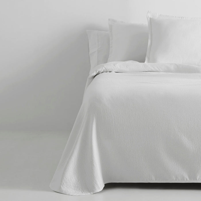 Cuvertură (de pat) Alexandra House Living Rice Alb 205 x 280 cm (2 Piese)