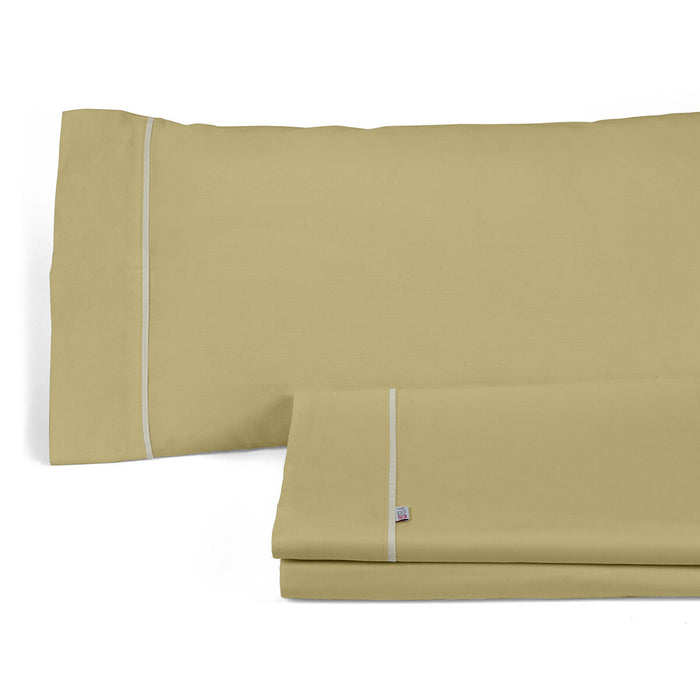 Set de foi Alexandra House Living Ocru Pat 135/140 3 Piese