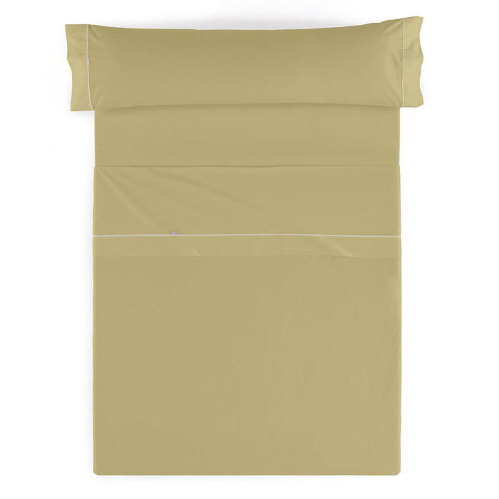 Set de foi Alexandra House Living Ocru Pat 150/160 4 Piese