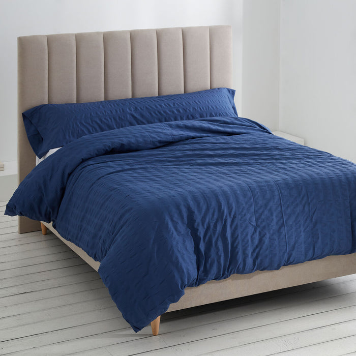 Set husă de pătură Alexandra House Living Amán Albastru Pat 105 2 Piese