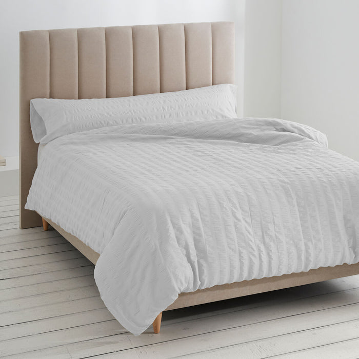 Set husă de pătură Alexandra House Living Amán Alb Pat 105 2 Piese