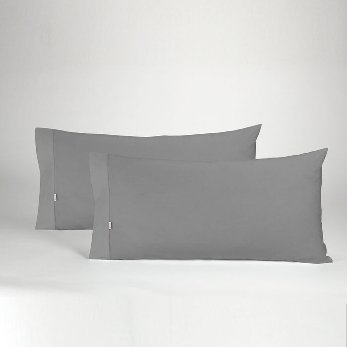 Față de pernă Alexandra House Living Titaniu 45 x 80 cm (2 Unități)