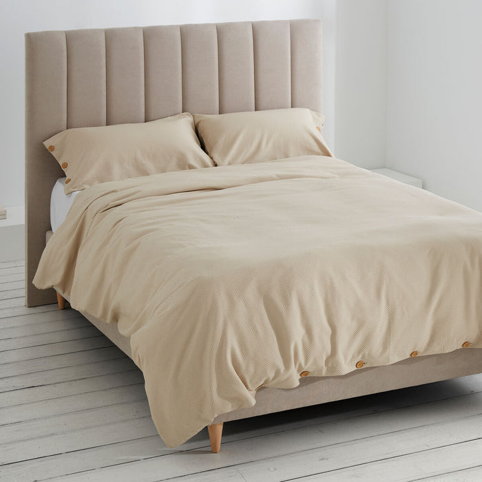 Set husă de pătură Alexandra House Living Suiza Bej Pat 180 3 Piese