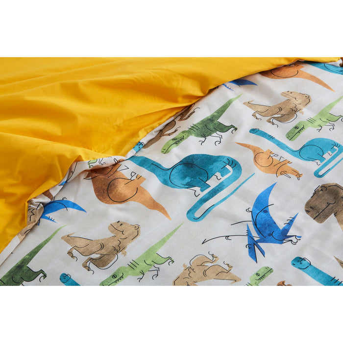 Set husă de pătură Alexandra House Living Saurios Multicolor Pat 105 2 Piese