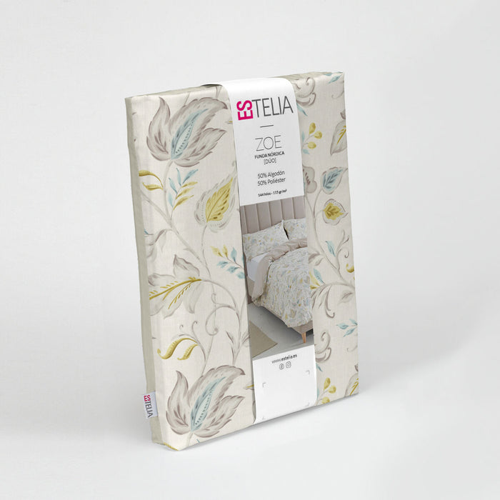 Set husă de pătură Alexandra House Living Zoe Multicolor Pat 105 2 Piese