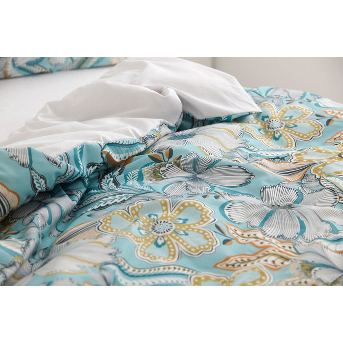 Set husă de pătură Alexandra House Living Vilma Multicolor Pat 180 3 Piese