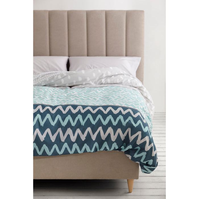 Set husă de pătură Alexandra House Living Brenda Multicolor Pat 90 2 Piese