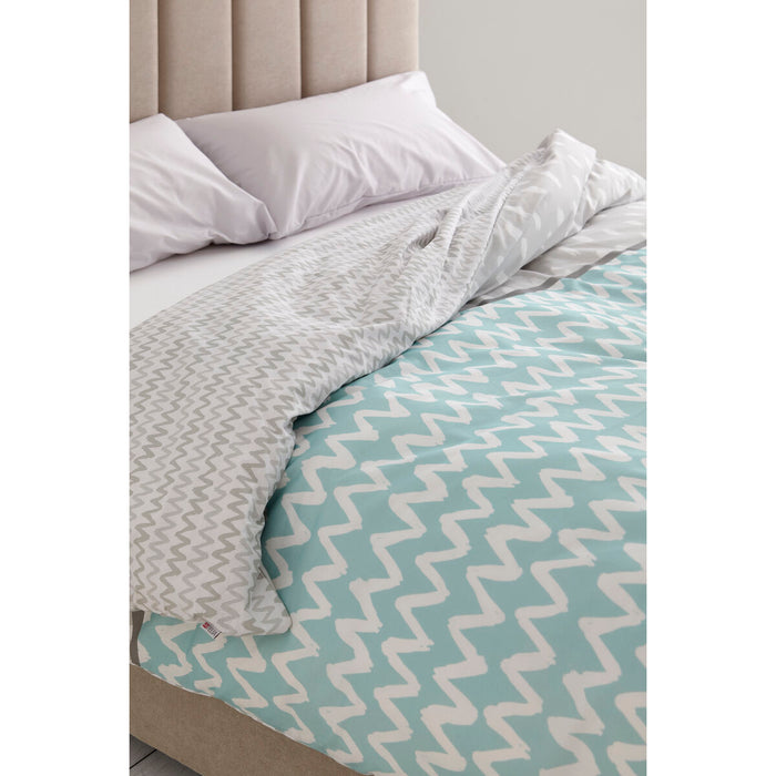 Set husă de pătură Alexandra House Living Brenda Multicolor Pat 90 2 Piese