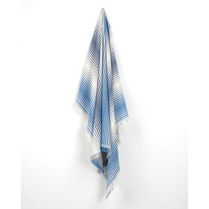 Prosop de Plajă Alexandra House Living Ibiza Albastru 125 x 180 cm