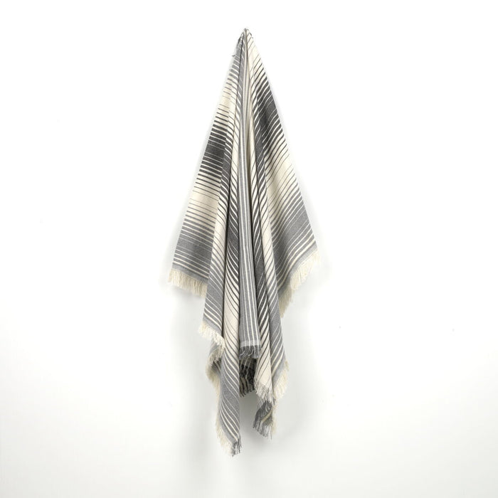 Prosop de Plajă Alexandra House Living Ibiza Gri 125 x 180 cm