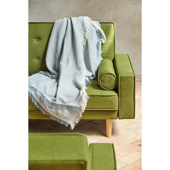 Pătură Alexandra House Living India Verde deschis 125 x 180 cm
