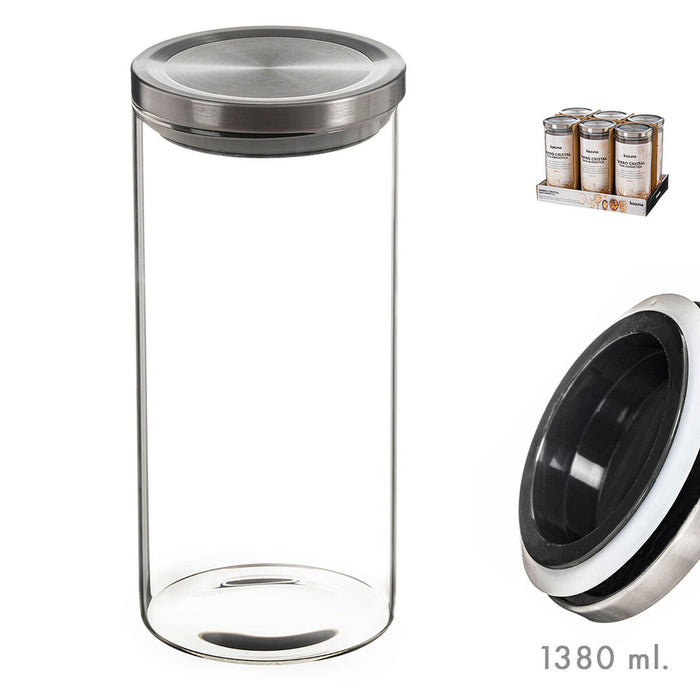 Borcan din sticlă Kozina 1380 ml