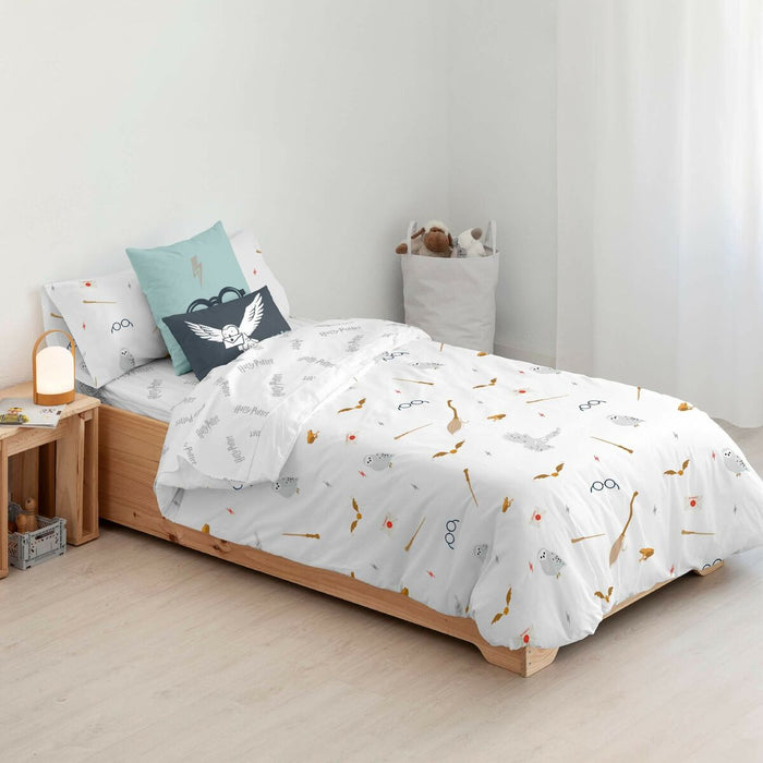 Husă de pilotă Harry Potter Hogwarts Nordic  Multicolor 155 x 220 cm Pat 90