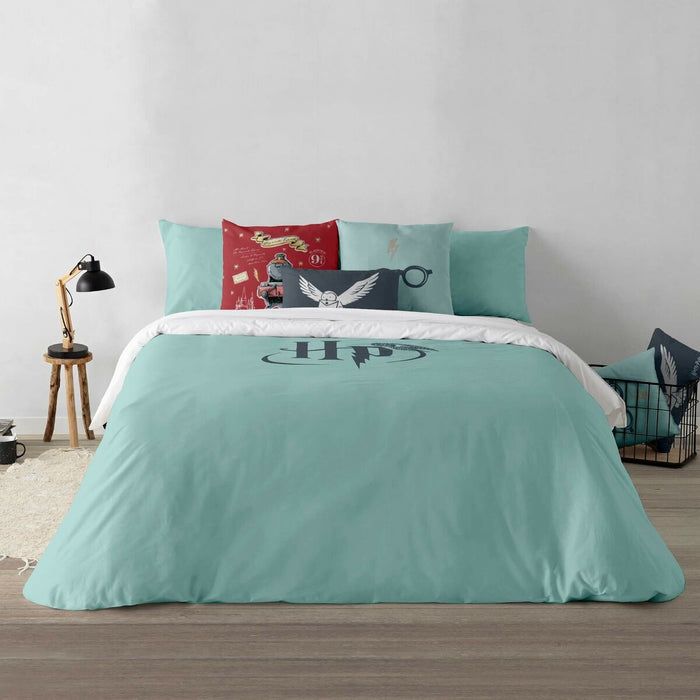 Husă de pilotă Harry Potter Mint Multicolor 220 x 220 cm Pat 135