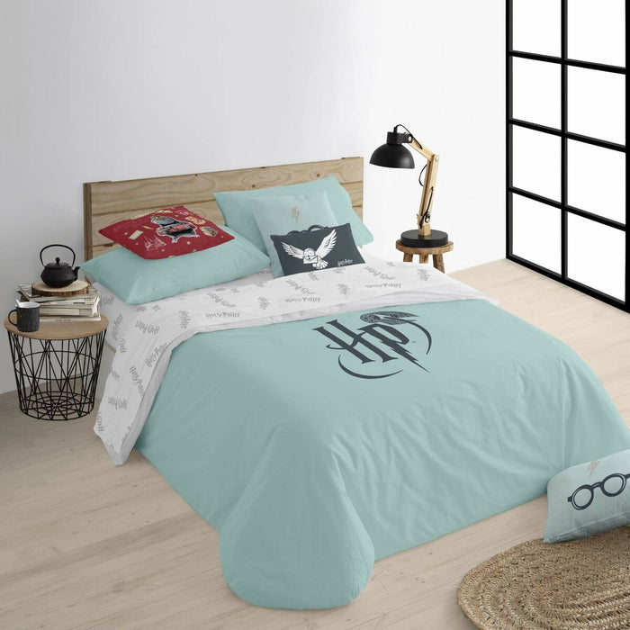 Husă de pilotă Harry Potter Mint Multicolor 200 x 200 cm Pat 120