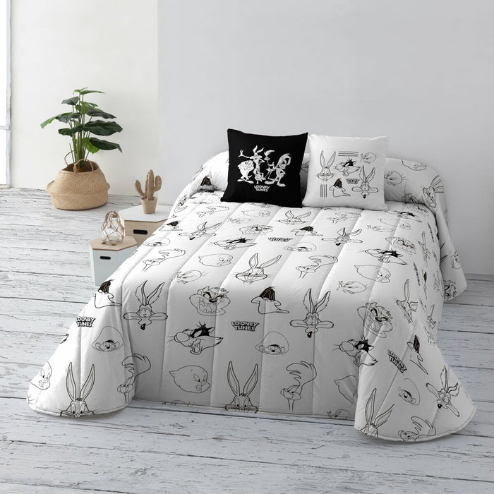 Cuvertură (de pat) Looney Tunes B&W 250 x 270 cm 250 x 3 x 270 cm