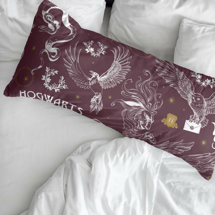 Față de pernă Harry Potter Creatures Multicolor 50x80cm 50 x 80 cm 100 % bumbac