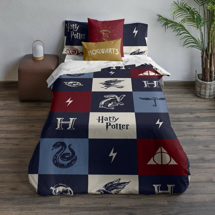 Husă de pilotă Harry Potter Hogwarts 180 x 220 cm Pat 105