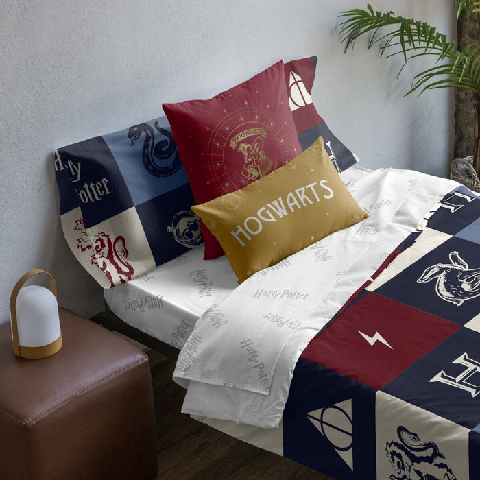 Husă de pilotă Harry Potter Hogwarts 180 x 220 cm Pat 105