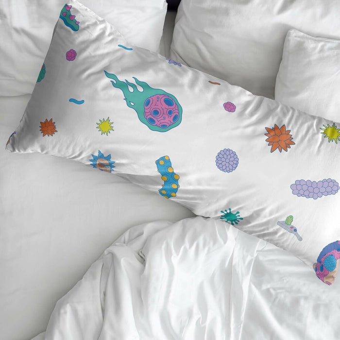 Față de pernă Rick and Morty Wubba Lubba 45 x 125 cm