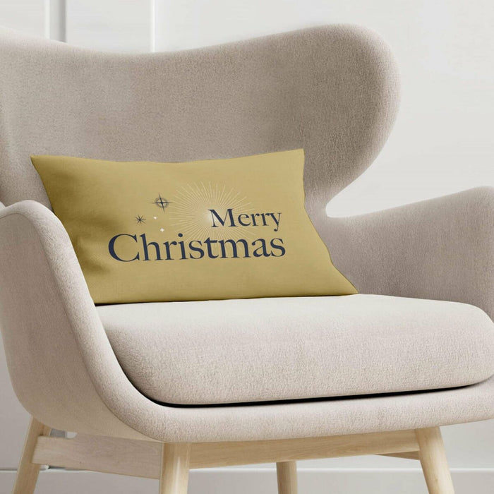 Husă de pernă de canapea Harry Potter Merry Christmas Auriu* 30 x 50 cm