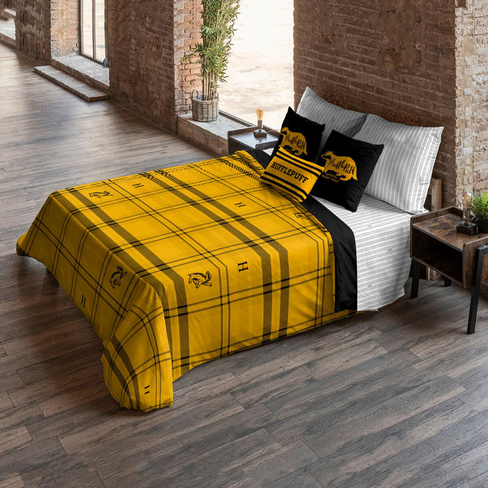 Husă de pilotă Harry Potter Hufflepuff Galben 240 x 220 cm Pat 150/160