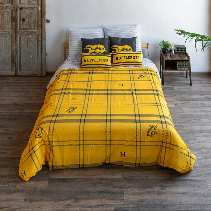 Husă de pilotă Harry Potter Hufflepuff Galben 155 x 220 cm Pat 90