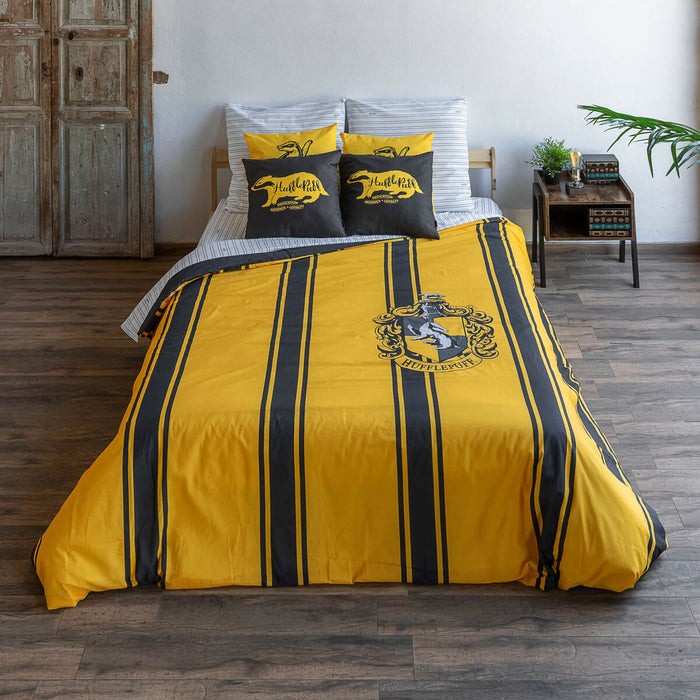 Husă de pilotă Harry Potter Hufflepuff 200 x 200 cm Pat 120