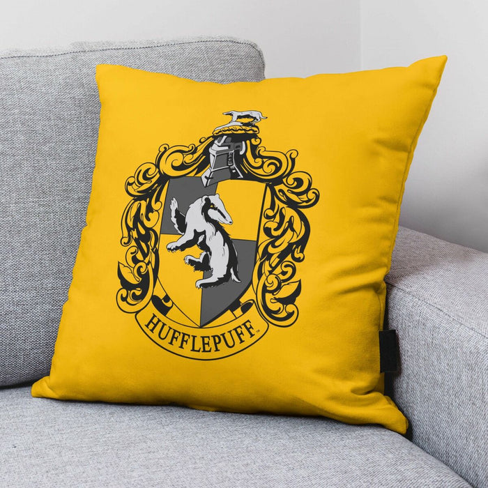 Husă de pernă de canapea Harry Potter Hufflepuff Basic Galben 50 x 50 cm
