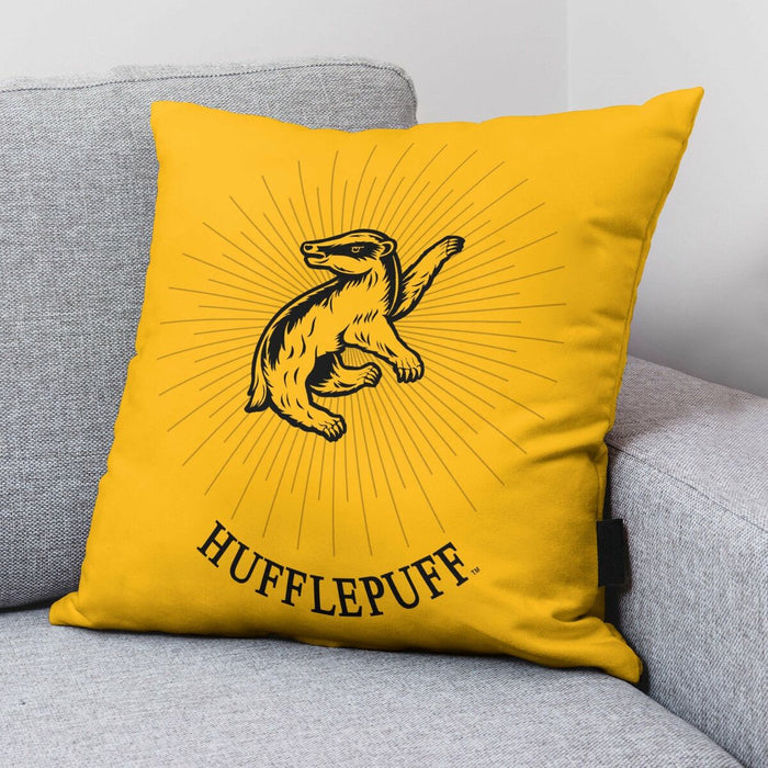 Husă de pernă de canapea Harry Potter Hufflepuff Galben 50 x 50 cm