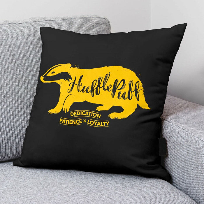 Husă de pernă de canapea Harry Potter Hufflepuff Negru 50 x 50 cm