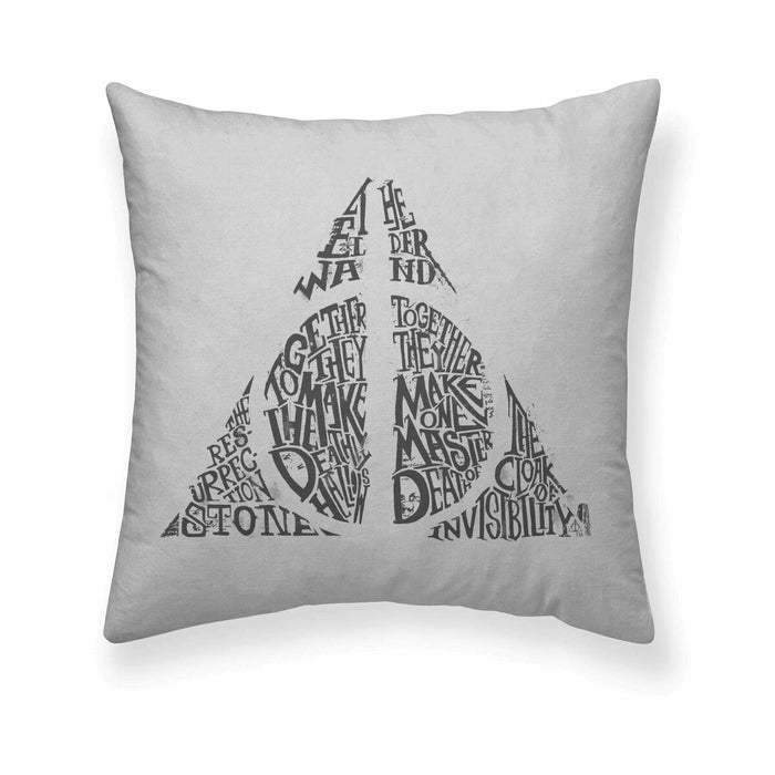 Husă de pernă de canapea Harry Potter Dealthy Hallows Gri 50 x 50 cm