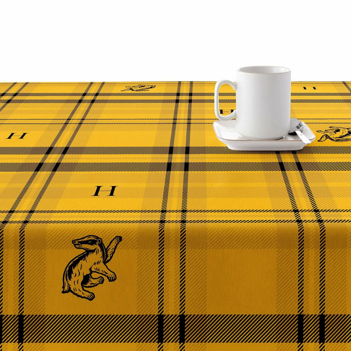 Față de masă din rășină rezistentă la pete Harry Potter Hufflepuff 140 x 140 cm