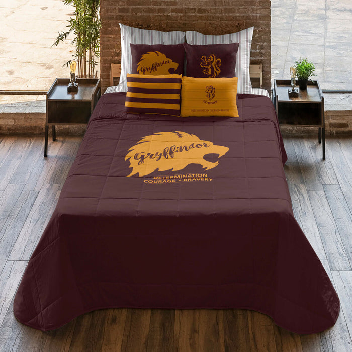 Plapumă de puf Harry Potter Gryffindor Multicolor 250 g/m² 190 x 270 cm 190 x 4 x 270 cm Pat 90