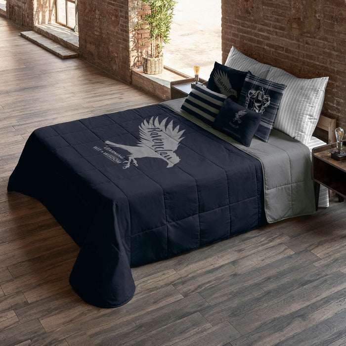 Plapumă de puf Harry Potter Ravenclaw Multicolor 250 g/m² 190 x 270 cm 190 x 4 x 270 cm Pat 90