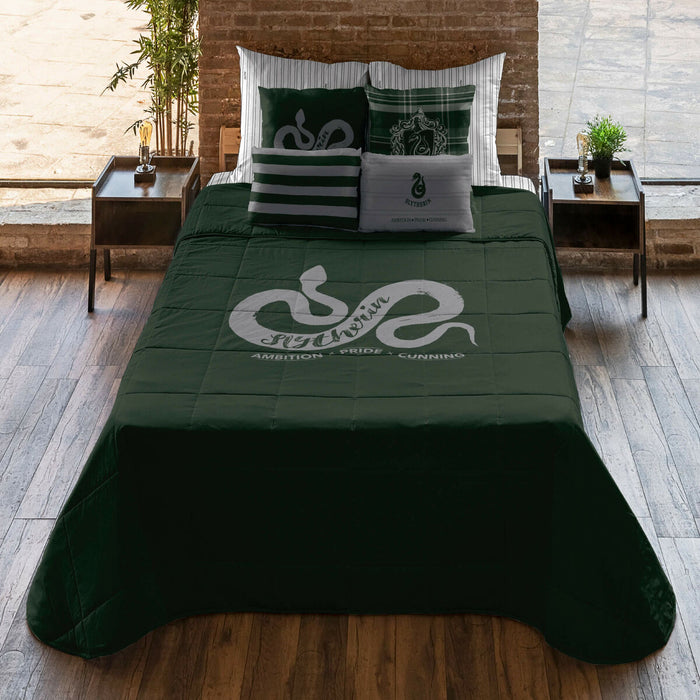 Plapumă de puf Harry Potter Slytherin Multicolor 250 g/m² 280 x 270 cm 280 x 4 x 270 cm Pat 180