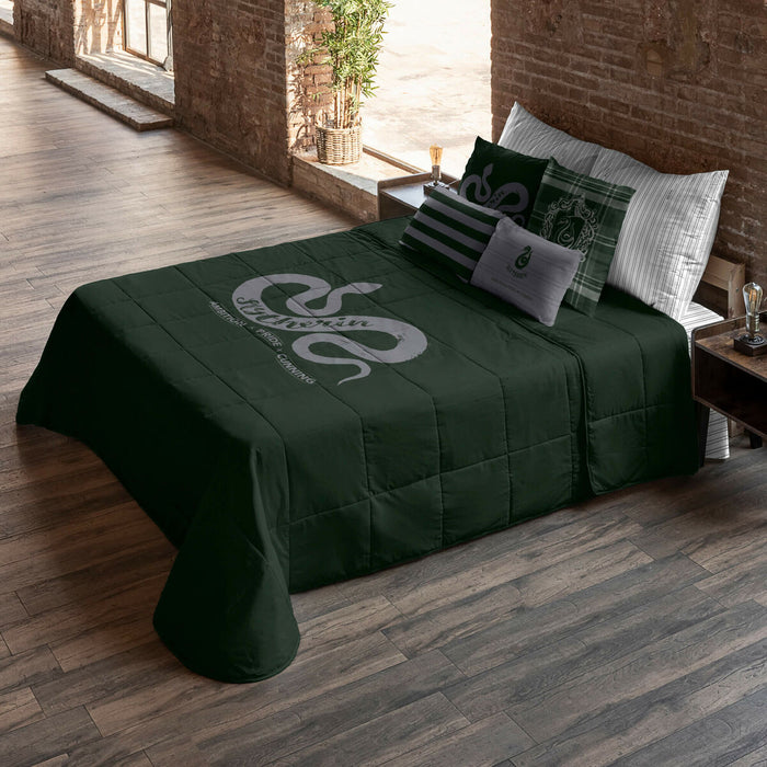 Plapumă de puf Harry Potter Slytherin Multicolor 250 g/m² 280 x 270 cm 280 x 4 x 270 cm Pat 180