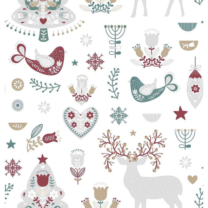 Față de masă din rășină rezistentă la pete Belum Merry Christmas 55 140 x 140 cm