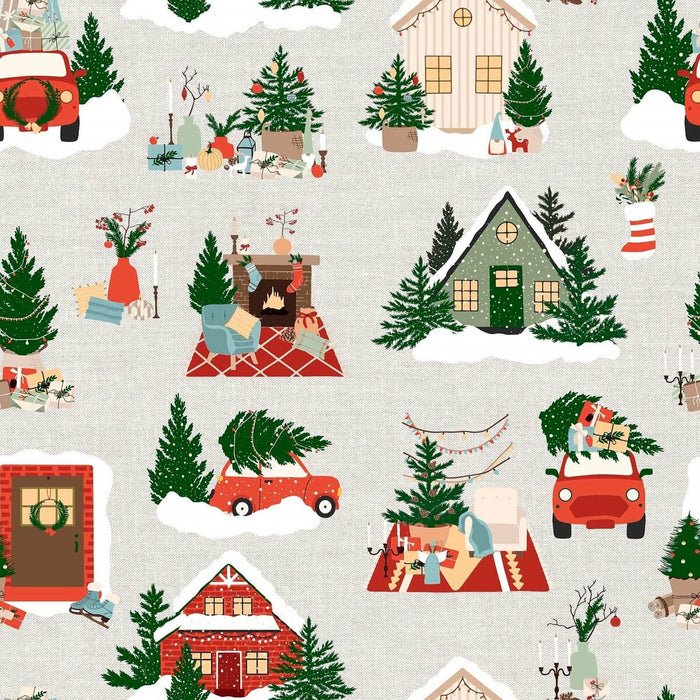 Față de masă din rășină rezistentă la pete Belum Merry Christmas 100 x 140 cm