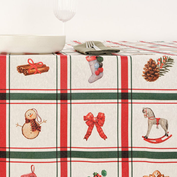 Față de masă din rășină rezistentă la pete Belum Scottish Christmas 200 x 140 cm