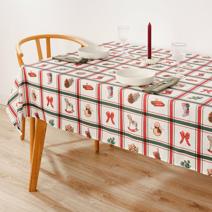 Față de masă din rășină rezistentă la pete Belum Scottish Christmas 250 x 140 cm