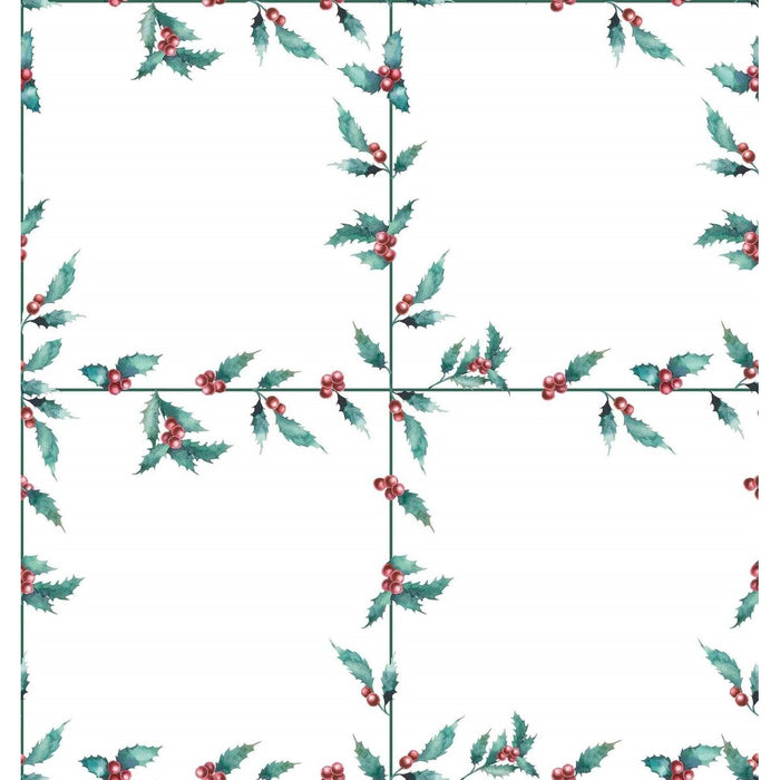 Față de masă din rășină rezistentă la pete Belum White Christmas 200 x 180 cm