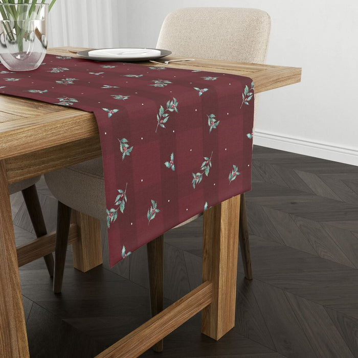 Șervet pentru Masă Belum terciopelo Red Christmas 1 Multicolor 50 x 145 cm Crăciun