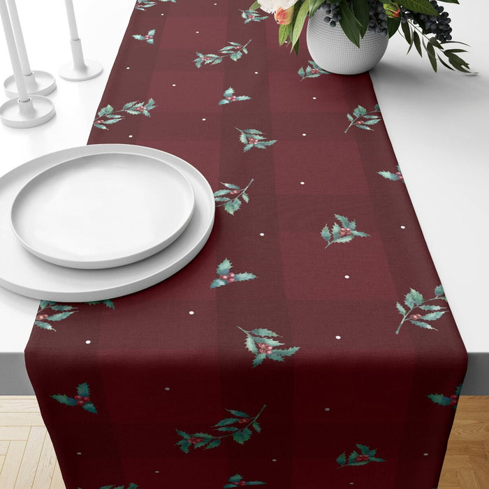 Șervet pentru Masă Belum terciopelo Red Christmas 1 Multicolor 50 x 145 cm Crăciun