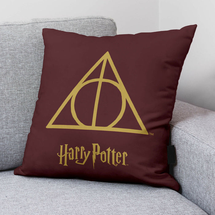 Husă de pernă de canapea Harry Potter Deathly Hallows 50 x 50 cm