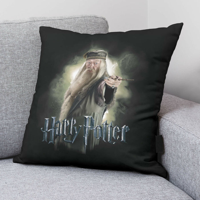 Husă de pernă de canapea Harry Potter Dumbledore Negru 50 x 50 cm